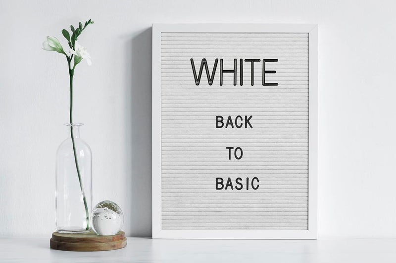 G GAMIT Letter Board Sign White Frame 12x16 - Felt Baby Announcement With Big Letters, Large Sign & Message Board With Stand and Canvas Bag - Image 5